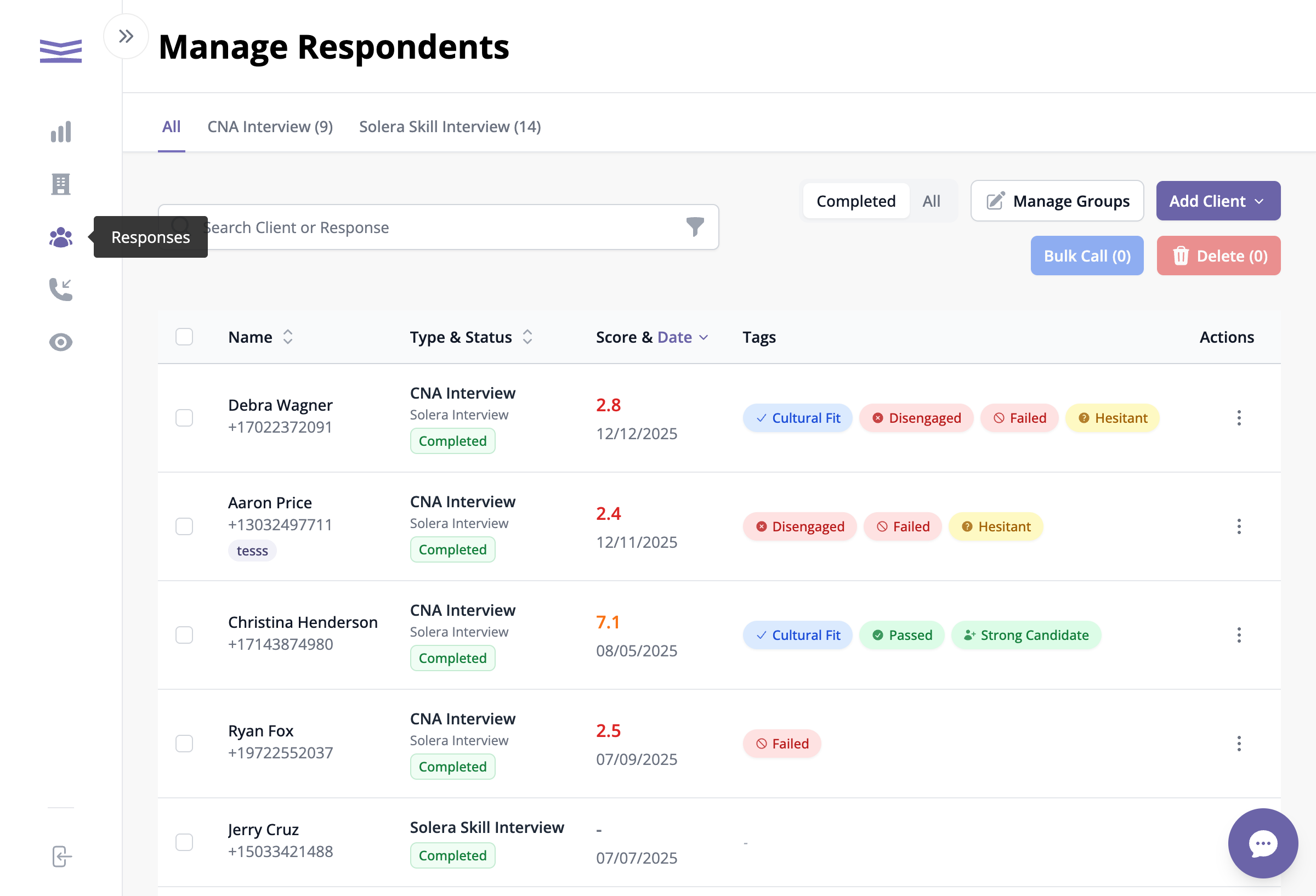 Add and Manage Clients