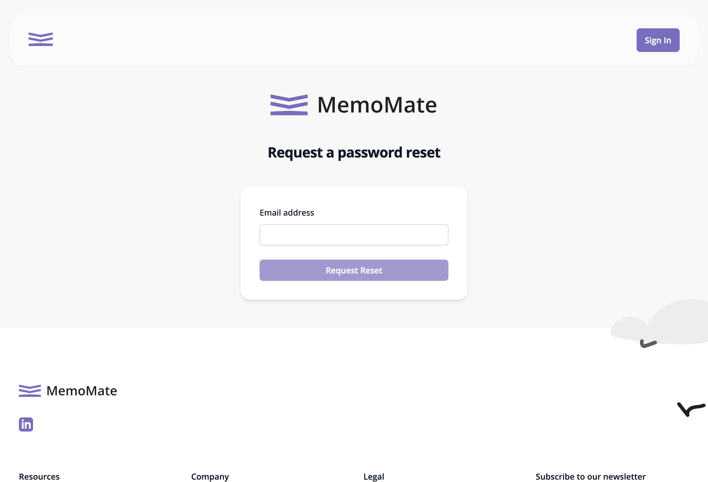 Reset Your Password