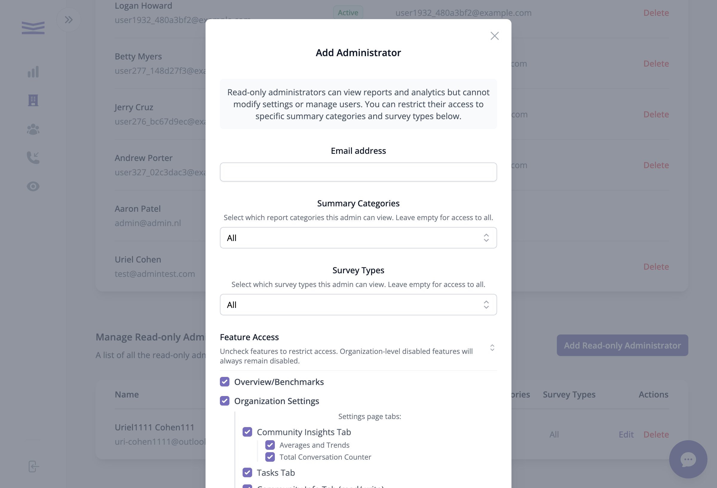 Add Read-Only Administrators