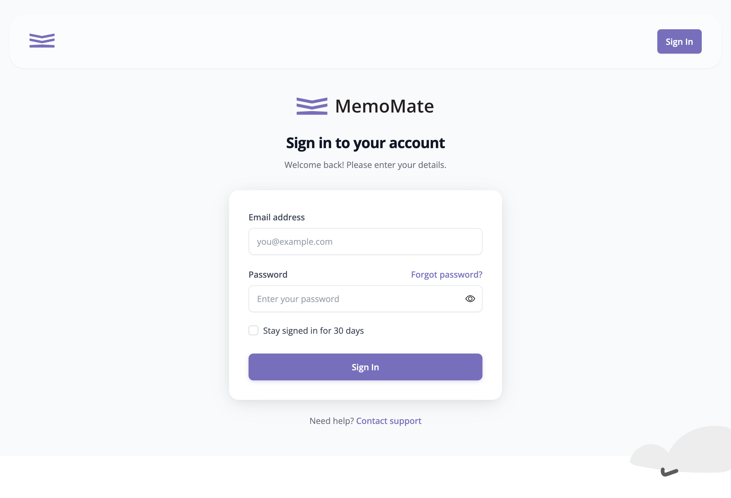 The sign-in page with the Forgot password? link